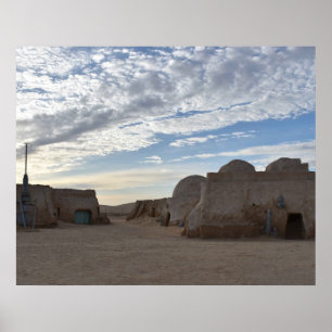 Mos Espa on planet Tatooine  Poster