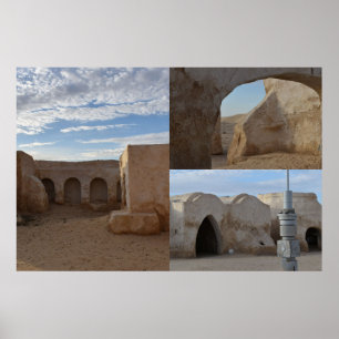 Mos Espa on planet Tatooine  Poster