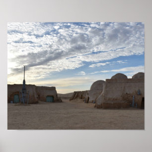 Mos Espa on planet Tatooine  Poster