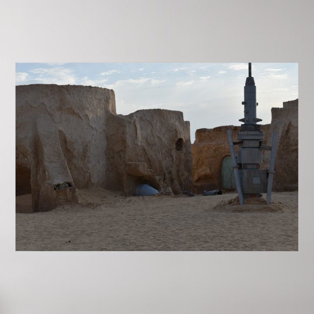 Mos Espa on planet Tatooine  Poster (Front)