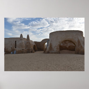 Mos Espa on planet Tatooine  Poster