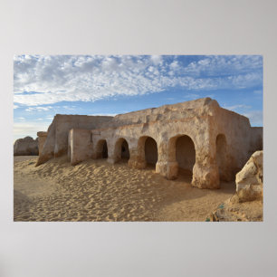 Mos Espa on planet Tatooine  Poster