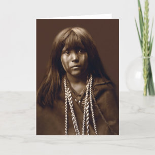 Mosa - A Mojave Woman - Native American Archives Card