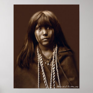 Mosa - A Mojave Woman - Native American Archives Poster