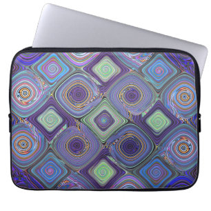 Mosaic 2 Fractal Abstract Art Laptop Sleeve