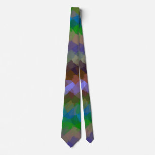 Mosaic Abstract Art #17 Tie
