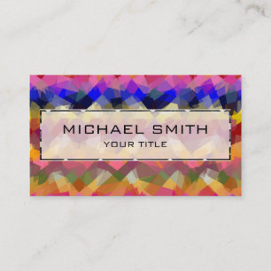 Mosaic Abstract Art #23 Business Card