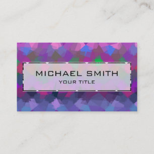 Mosaic Abstract Art #28 Business Card