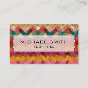 Mosaic Abstract Art #29 Business Card