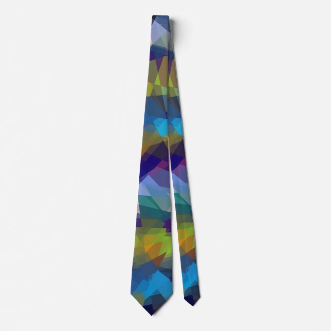 Mosaic Abstract Art #31 Tie (Front)