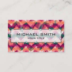 Mosaic Abstract Art #8 Business Card