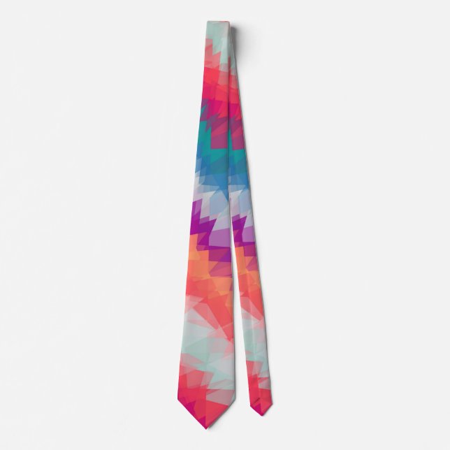 Mosaic Abstract Art #99 Tie (Front)