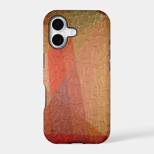 Mosaic Abstract Art | Retro Geometric Pattern 4 (Back)