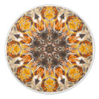 Mosaic Abstract Monarch Butterfly Mandala Pattern