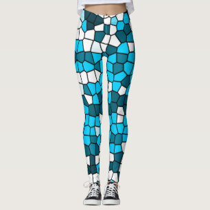 Mosaic Abstract Pattern Leggings