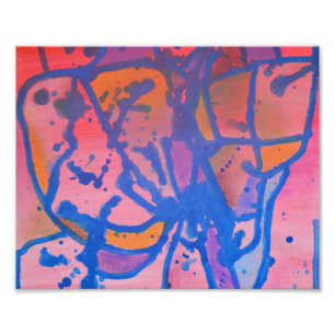 Mosaic abstract print