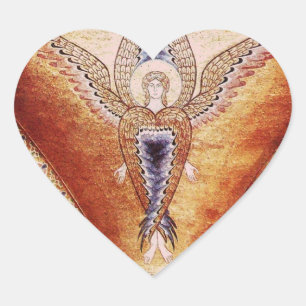 MOSAIC ANGEL Monogram Heart Sticker