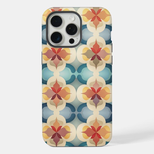 Mosaic Art Deco Inspired Patterned Designer Print iPhone Case (Back)