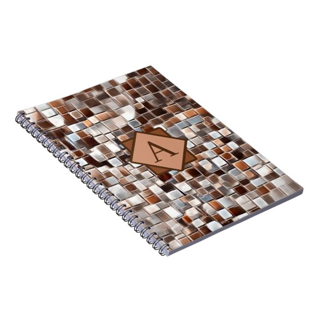 Mosaic Art / Monogram / Notebook (Right Side)