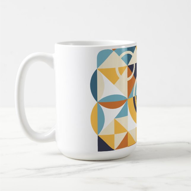 Mosaic Art Pattern Coffee Mug (Left)