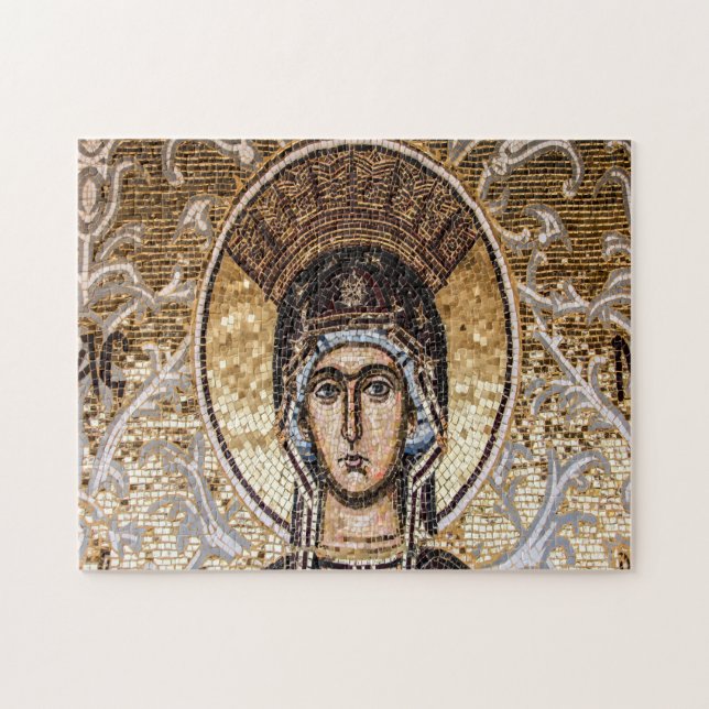 Mosaic Ayia Napa Virgin Mary Cyprus. Jigsaw Puzzle (Horizontal)