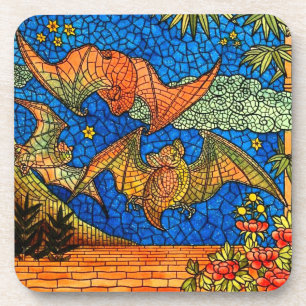 Mosaic bat coaster