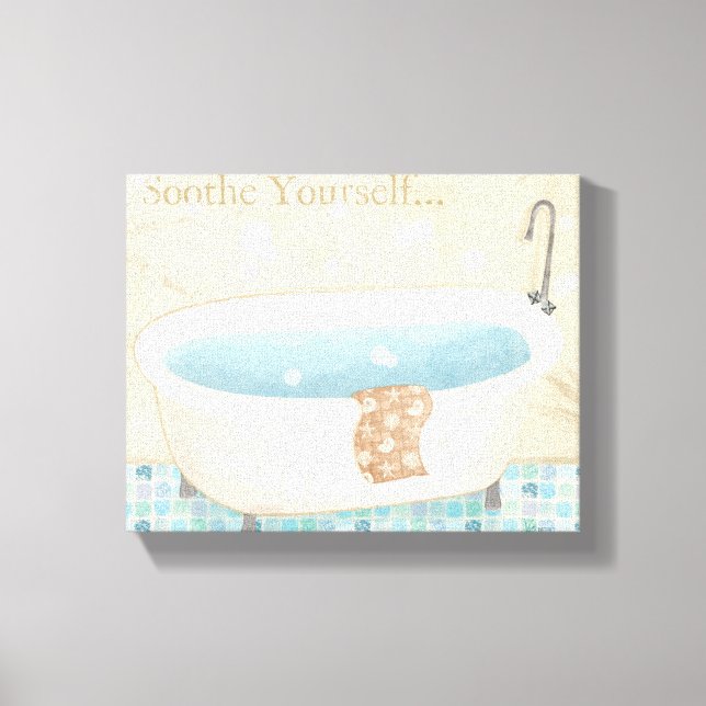 Mosaic Bath Canvas Print (Front)