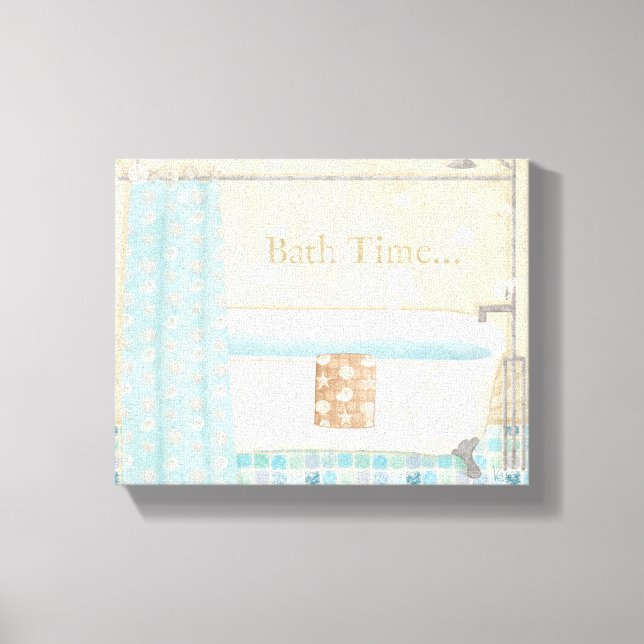 Mosaic Bathroom Canvas Print (Front)