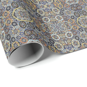 Mosaic Beauty Fractal Art Wrapping Paper