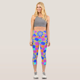 Mosaic-ByRino Capri Leggings