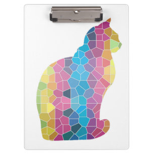 Mosaic Cat Clipboard