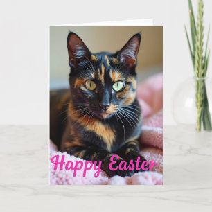 Mosaic Cat Portrait Card