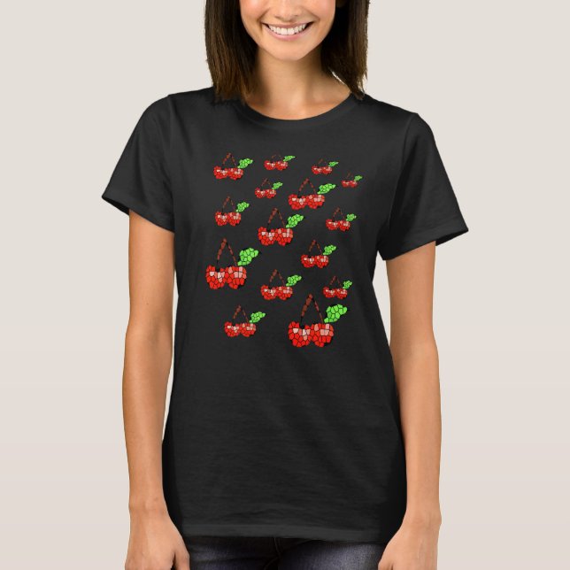 Mosaic Cherries T-Shirt (Front)