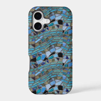 mosaic coloured glass stone art phone case