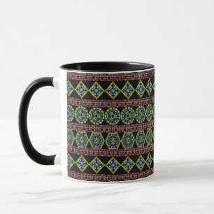 Mosaic Combo Mug – Fractal Geometric Design