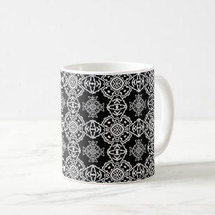 Mosaic Cross Wallpaper Coffee Mug