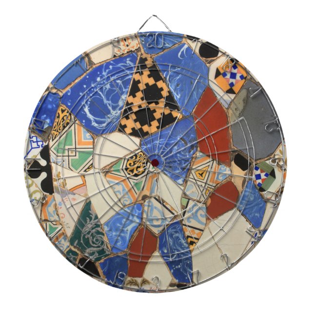 Mosaic decoration dartboard (Front)