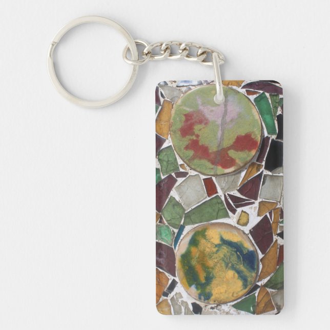 Mosaic decoration key ring (Front)