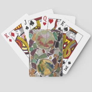 Mosaic decoration playing cards