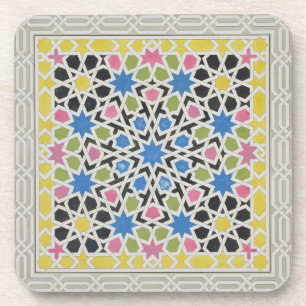 Mosaic design from the Alhambra, from 'The Arabian Coaster
