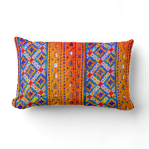 Mosaic Designs in Gold, Red, Blue, White