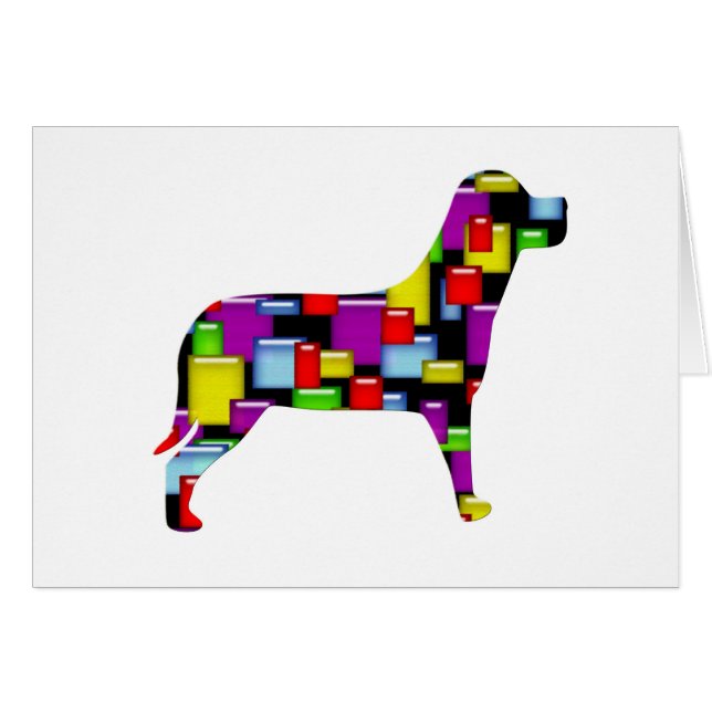 mosaic dog (Front Horizontal)