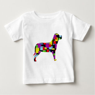 mosaic dog baby T-Shirt