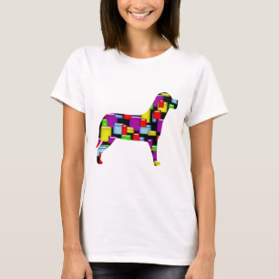 mosaic dog T-Shirt