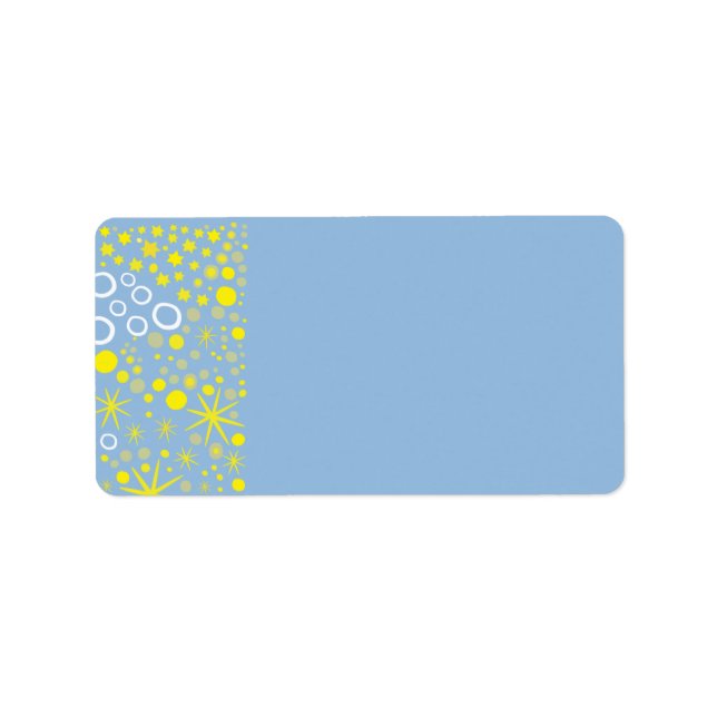 MOSAIC DOVE oF PEACE Bat Mitzvah Invitation Label (Front)