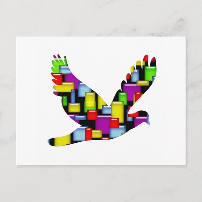 mosaic dove postcard (Front)