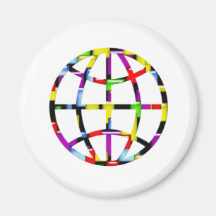 mosaic earth magnet