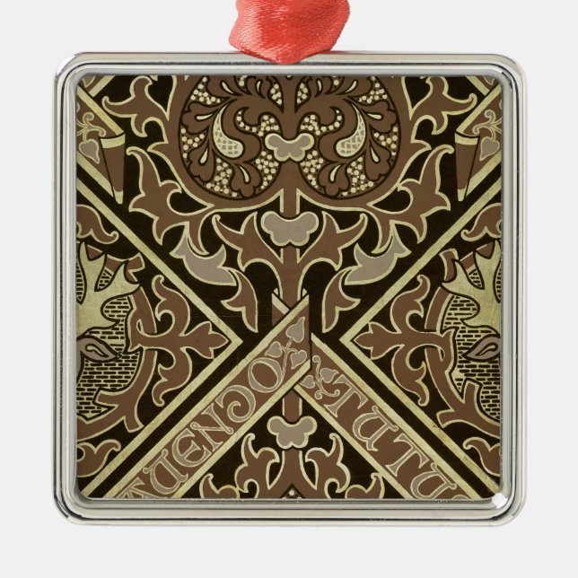 Mosaic ecclesiastical wallpaper design metal tree decoration (Front)