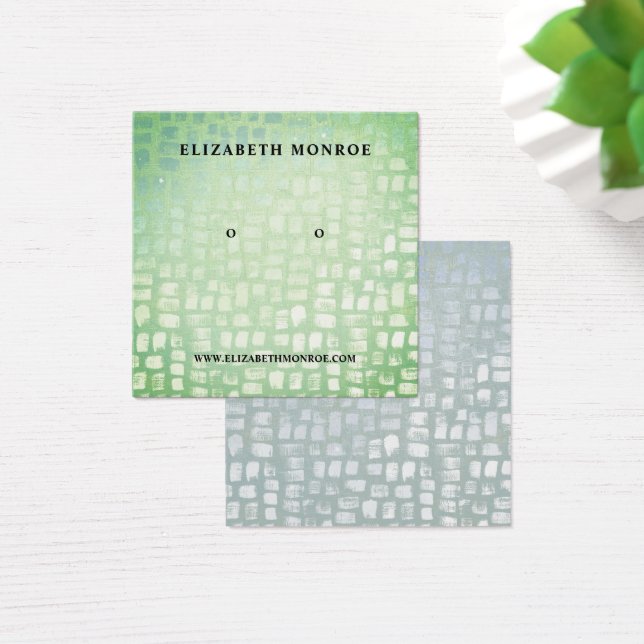 Mosaic Effect Earring Holder, Jewellery Display (Desk)