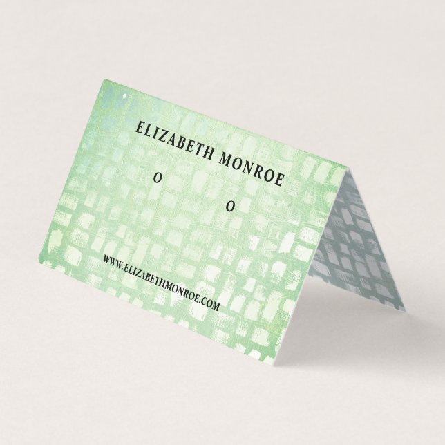 Mosaic Effect Earring Holder, Jewelry Display Card (Front)